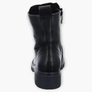 Ara Black Boots with Front Zip & Fur Lining - Wide Fit & Comfortable