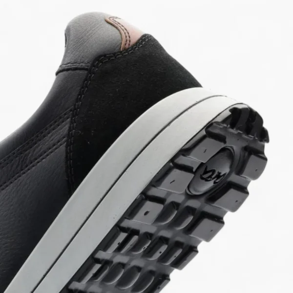 Ara Men's Black Leather Slip-On Shoes – Comfort & Practical Design