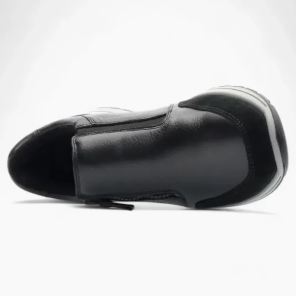 Ara Men's Black Leather Slip-On Shoes – Comfort & Practical Design