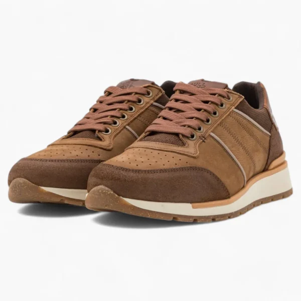 BullBoxer Men's Casual Shoes with Brown Nubuck Upper