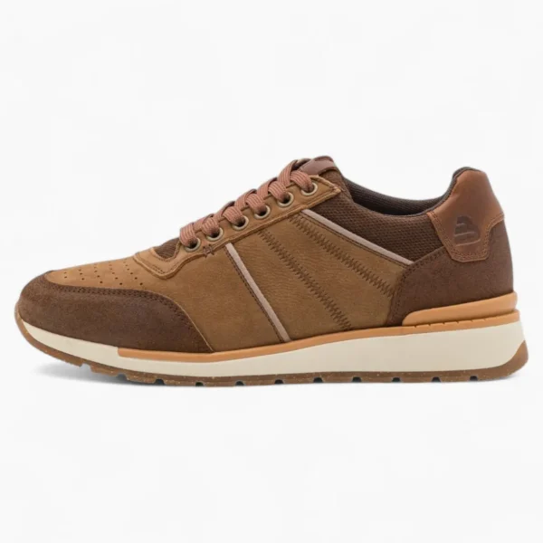 BullBoxer Men's Casual Shoes with Brown Nubuck Upper