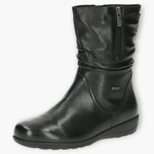 Caprice Leather Ankle Boots with Airmotion and Waterproof Tex