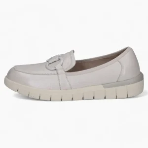 Caprice Light Pink Loafer – Soft & Sporty with Beige Sole