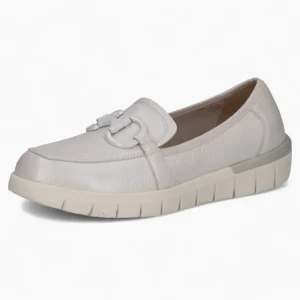 Caprice Light Pink Loafer – Soft & Sporty with Beige Sole