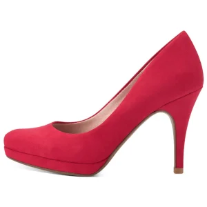 Charming Red Platform Heels – Bold & Elegant