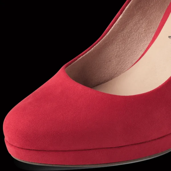 Charming Red Platform Heels – Bold & Elegant