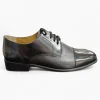 Classic Black Leather Lace-Up Men's Shoe - Rombah Wallace Farnham