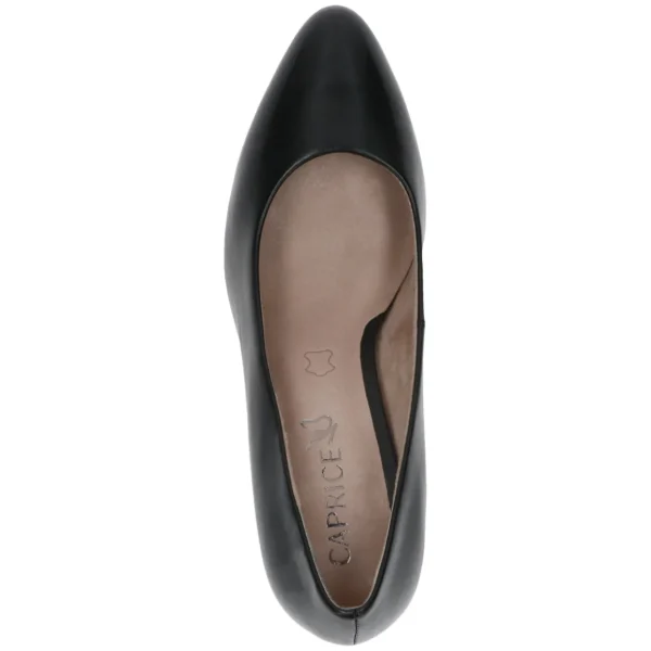 Classic Black Rounded-Toe Pumps