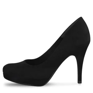 Classy Missy Black Faux Suede Pumps