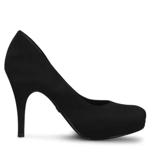 Classy Missy Black Faux Suede Pumps