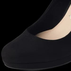 Classy Missy Black Faux Suede Pumps