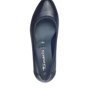 Comfortable Navy Tamaris Wedge Pumps