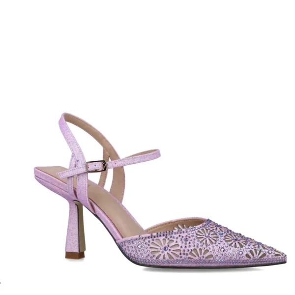 Delicate Lilac Sandals for Occasion Wear by Menbur