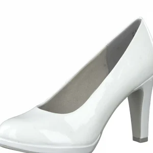 Dress to Impress White Patent Pumps