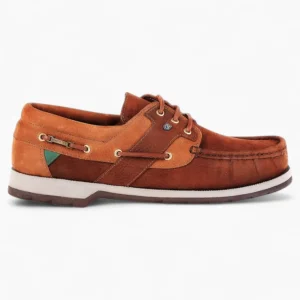 Dubarry Clipper Deck Shoe - Donkey Brown: Two-Tone Luxury Gortex Boat Shoe