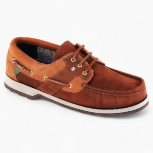 Dubarry Clipper Deck Shoe - Donkey Brown: Two-Tone Luxury Gortex Boat Shoe