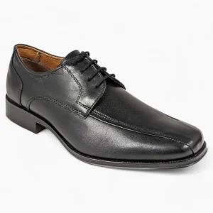 Dubarry Davey Black: Wide Fit Formal Dress Shoe – Classic Design & Comfort