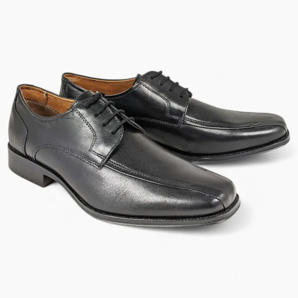 Dubarry Davey Black: Wide Fit Formal Dress Shoe – Classic Design & Comfort