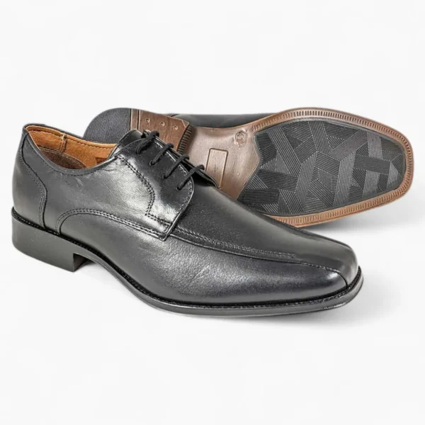 Dubarry Davey Black: Wide Fit Formal Dress Shoe – Classic Design & Comfort