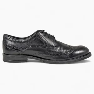 Dubarry Delaware Black Brogue Shoes – Classic Wingtip Design & Comfortable Fit