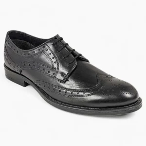 Dubarry Delaware Black Brogue Shoes – Classic Wingtip Design & Comfortable Fit