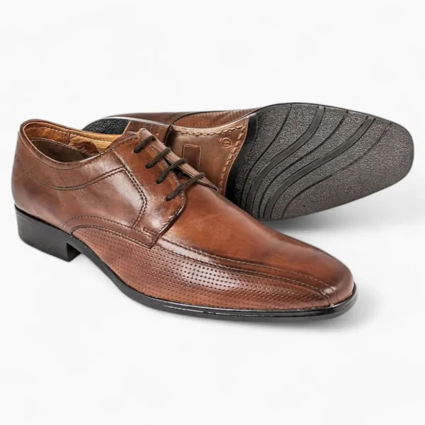 Dubarry Denzil Tan Formal Dress Shoe – Comfortable Leather Shoe with Sleek Toe