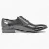 Dubarry Drago Black Derby Shoes – Wide Fit Leather Lace-Up