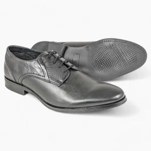 Dubarry Drago Black Derby Shoes – Wide Fit Leather Lace-Up