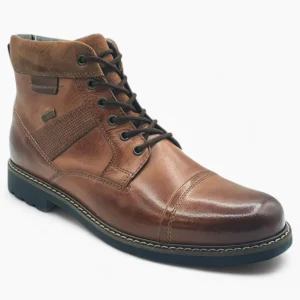 Dubarry Savoy Men's Tan Leather Ankle Boots – Waterproof with Toe Cap & Tracked Sole