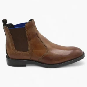 Dubarry Senna Men's Tan Chelsea Boots – Leather Pull-On with Elastic Gusset