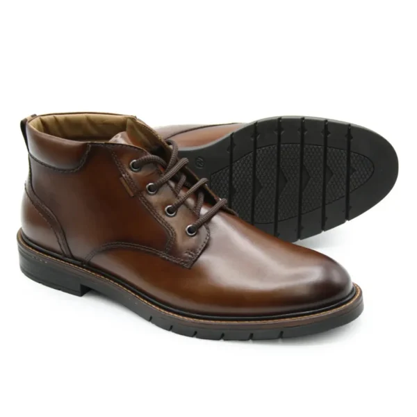 Dubarry Stalone Men's Brown Leather Boots – Durable & Stylish Lace-Up