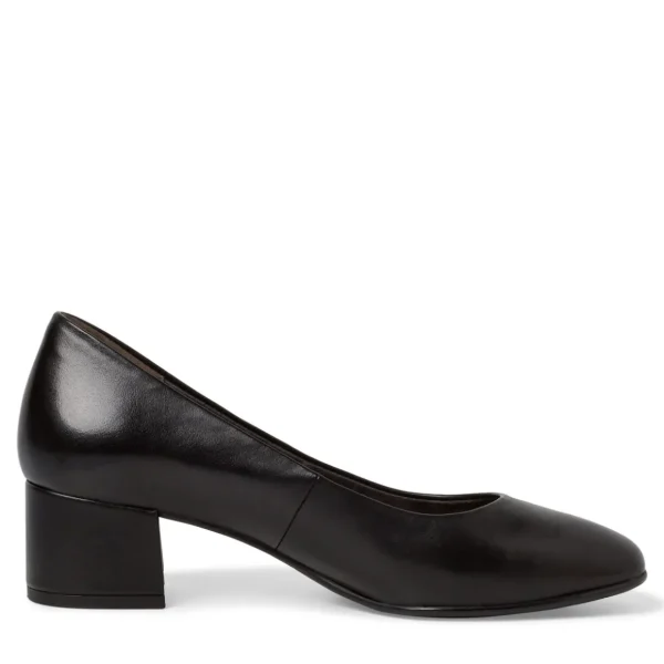 Effortless Elegance: Tamaris Comfort's Black Block Heel Court Shoe