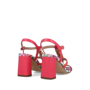 Embellished Strappy Heel Multi-Coloured Evening Sandals