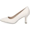 Fabulous Feet Off-White Stiletto Pumps