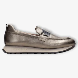 Hispanitas Sport Moccasin Loira Grey with Silver Buckle and TRIFLOW