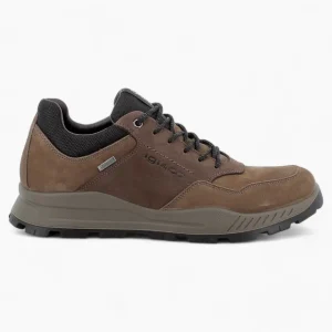 IGI & Co Men's Brown Leather GORE-TEX Sneakers – Waterproof & Traction-Enhanced