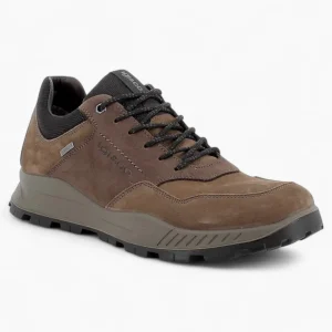 IGI & Co Men's Brown Leather GORE-TEX Sneakers – Waterproof & Traction-Enhanced