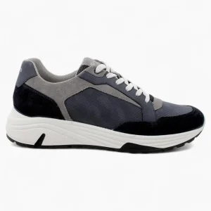 Igi & Co Men's Navy Runner Shoes with Memory Foam Insole and Shock Absorber