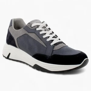 Igi & Co Men's Navy Runner Shoes with Memory Foam Insole and Shock Absorber