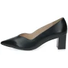 Impress Me Block Heel Navy Pumps