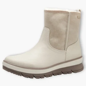 Ivory Women's Fur-Lined Boots with Wedge Sole