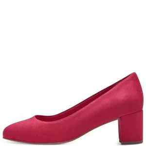 Jana Fuchsia Wide Fit Block Heel Shoes