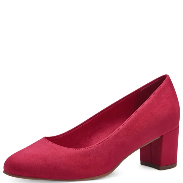 Jana Fuchsia Wide Fit Block Heel Shoes