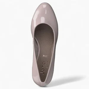 Jana Rose Pink Patent Court Shoe – Stylish & Comfortable