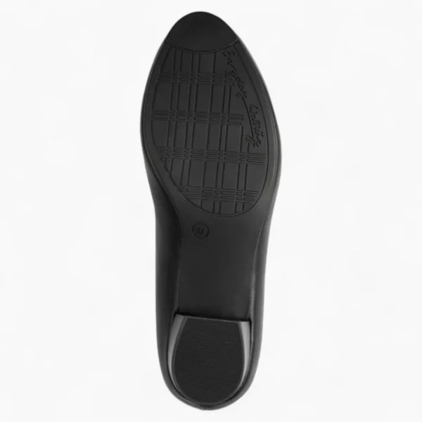 Jana Softline Black Block Heel – Wide Fit & Dressy Comfort