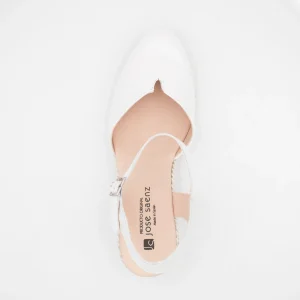 Jose Saenz Off-White Espadrille Wedge – Elegant & Comfortable