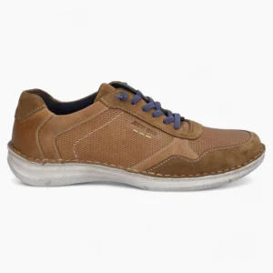 Josef Seibel Anvers 97 Men's Wide Fit Low Shoes in Castagne