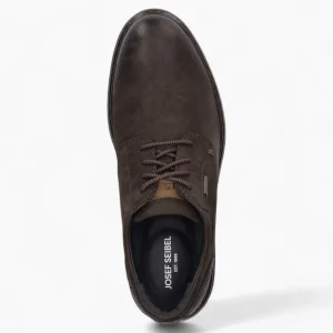 Josef Seibel Erroll 50 Brown Low Shoe with TopDryTex & Removable Footbed - Wide Fit, Waterproof