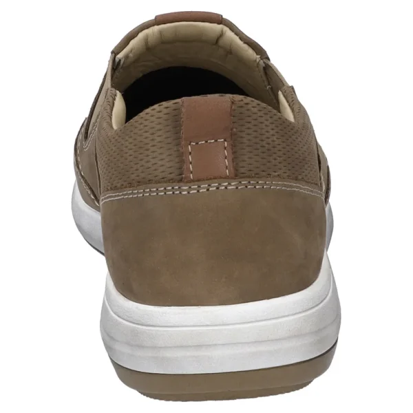 Josef Seibel Men's Taupe Leather Slip-On Shoes