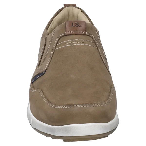 Josef Seibel Men's Taupe Leather Slip-On Shoes